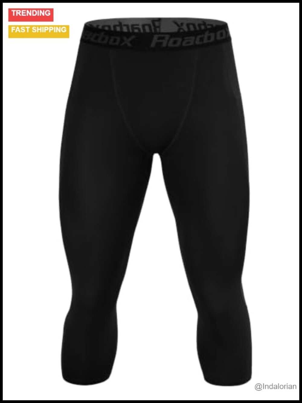 3/4 Compression Pants Running Workout Tights Athletic